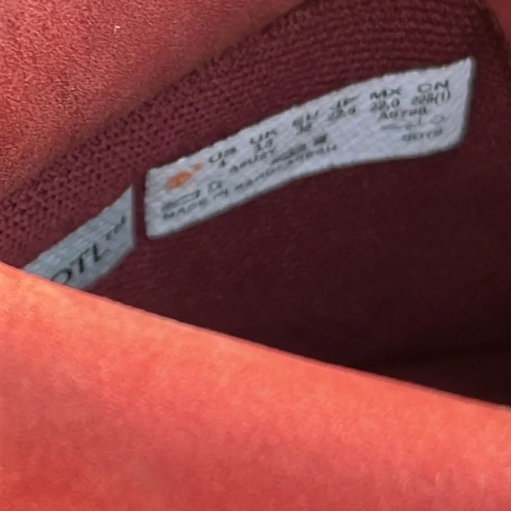 Timberland boots kids 4 burnt faded red - Picture 13 of 13
